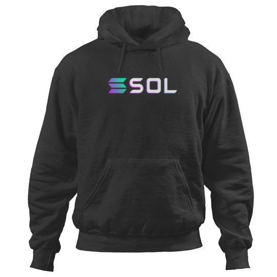 Discover SOL crypto logo Solana Hoodies