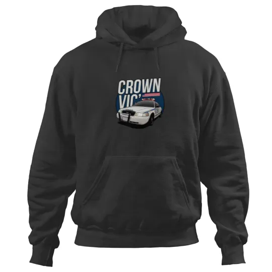 Discover Crown Victoria P71 Big Vic Cop Car Fuzz Tee Hoodies