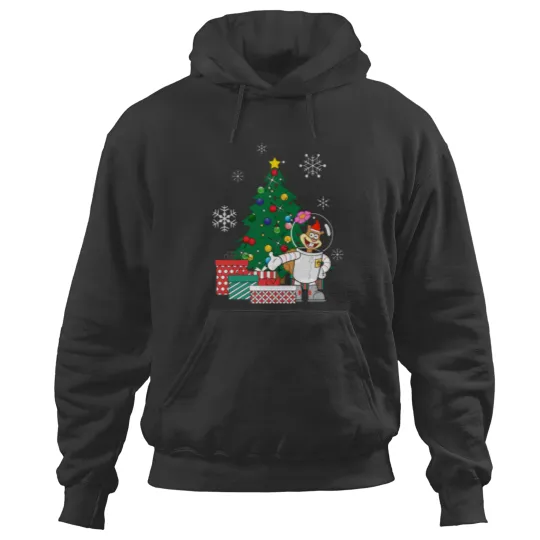 Discover Sandy Cheeks Around The Christmas Tree Spon gebob Hoodies