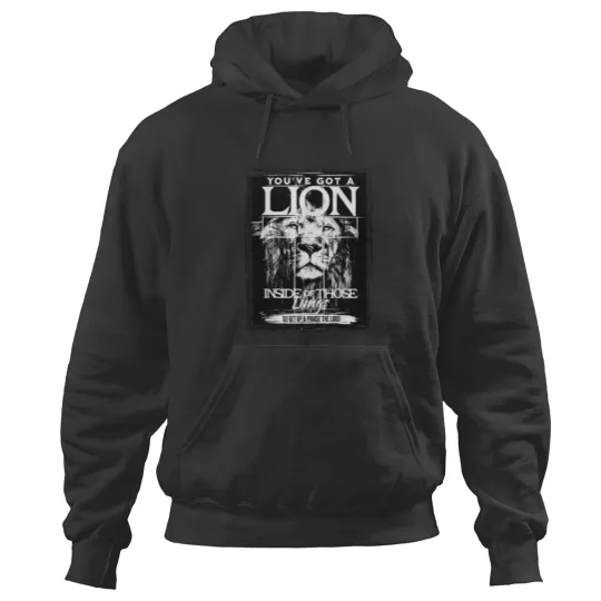 Discover Lion In Those Lungs Christian Hoodies, Christian Faith Hoodies, Gratitude Brandon Lake Hoodies