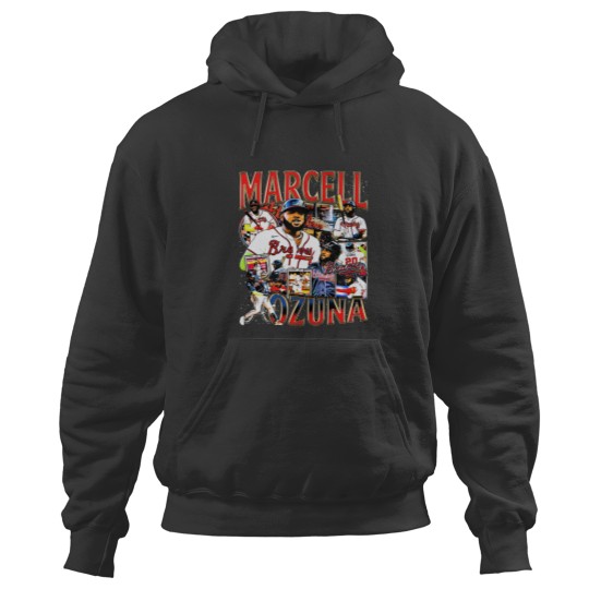 Discover Vintage 90s Graphic Style Marcell Ozuna Hoodies Vintage Sport Hoodies