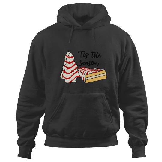 Discover Embroidered Christmas Tree Cake Hoodies
