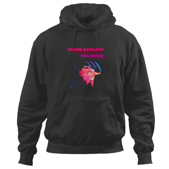 Discover Black Sabbath Paranoid Motion Black Hoodies