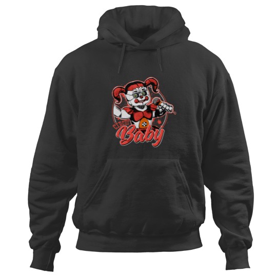 Discover Circus Baby Five Nights At Freddy's Fine Cotton Jersey Mens and Ladies Womens Hoodies Unisex Adult Sizes