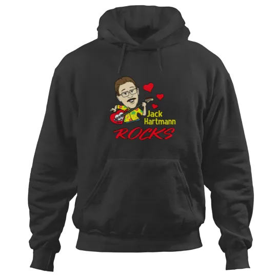 Discover Jack Hartmann Rocks Short Sleeve Gift \ Hoodies
