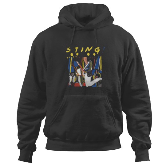 Discover Vintage 80s Sting The Police Promo Album Tour Concert Hoodies