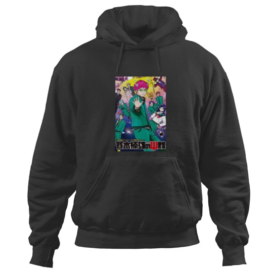 Discover Saiki K Manga Cover Hoodies