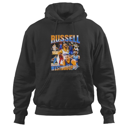 Discover Russell Westbrook OKC Vintage Hoodies, Russell Westbrook Fan Tees, Basketball Hoodies