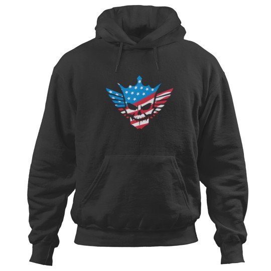 Discover Cody Rhodes American Nightmare Skull Wrestling Fan Hoodies