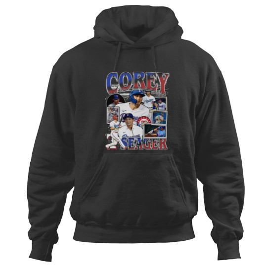Discover Vintage 90s Graphic Style Corey Seager Hoodies, Vintage Sport Hoodies
