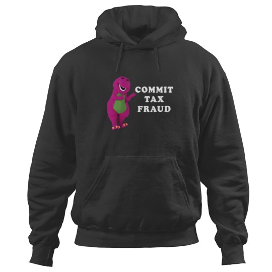 Discover Barney Commit Tax Fraud Customize Classic Hoodies