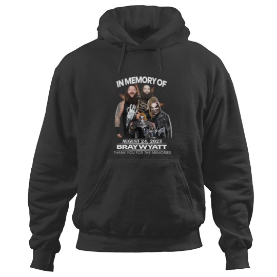 Discover In Memory Of August 24 Hoodies, 2023 Bray Wyatt Thank You Hoodies