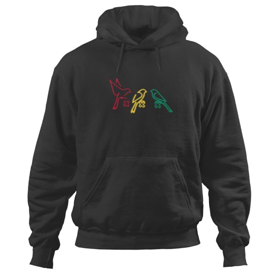 Discover Bob Marley Three Birds Hoodies