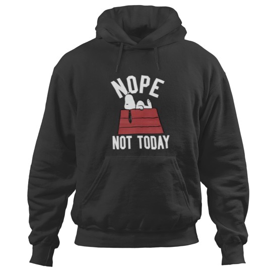 Discover Snoopy Nope Not Today Hoodies