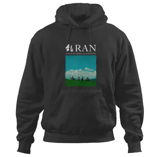 Discover Akira Kurosawa - Ran Illustration with Title - Kurosawa - Hoodies