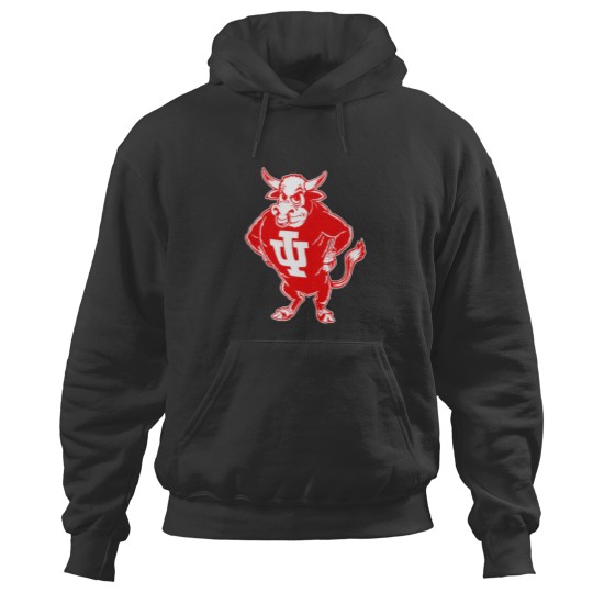 Discover Indiana U Vintage Bison Mascot - Indiana - Hoodies