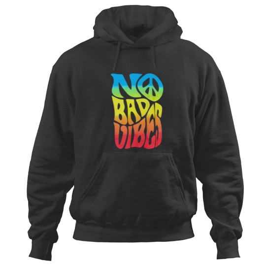 Discover No bad vibes large navy Hoodies