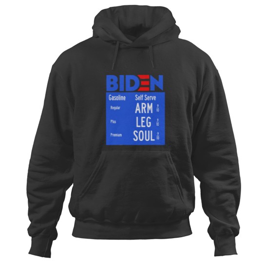 Discover High Prices Inflation Bad Economy Gas Pump Joe Hoodies