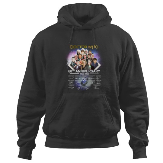 Discover Doctor Who 60th Anniversary 1963-2023 Thank You Hoodies