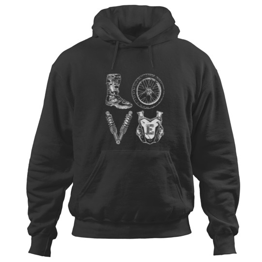 Discover Dirt Bike love Hoodies
