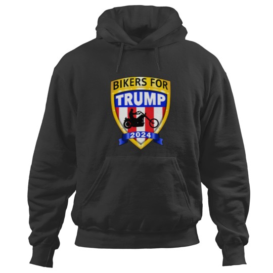 Discover Bikers for Trump 2024 American Hoodies