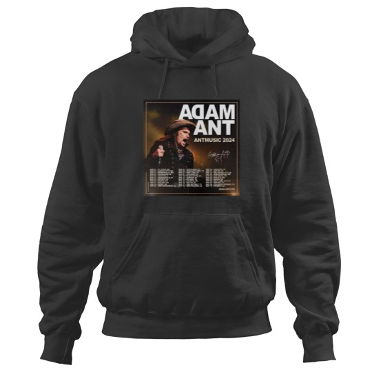 Discover Adam Ant Autumn 2024 UK ANTMUSIC Tour Unisex Hoodies