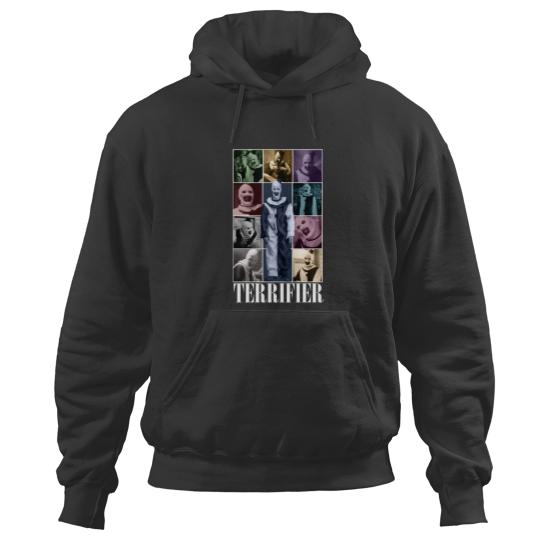 Discover Retro Terrifier The Eras Tour Hoodies, Terrifier Hoodies, Horror Movie