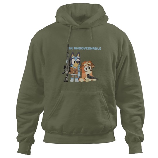 Discover BlueyDad Be Ungovernable Hoodies | BlueyDad And Bingo Family Hoodies