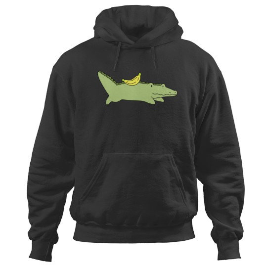 Discover Banana Alligator Hoodies