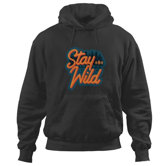 Discover Stay wild Sticker Hoodies