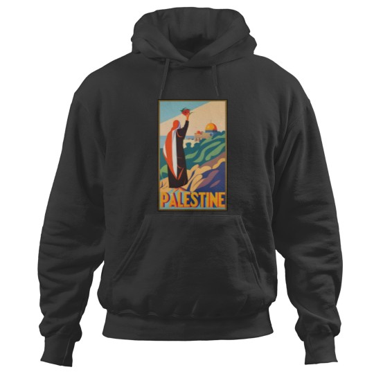 Discover indigenous palestinian Lady - Palestine Jurasalem Poster Hoodies