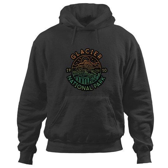 Discover Glacier National Park Est. 1910 Hoodies