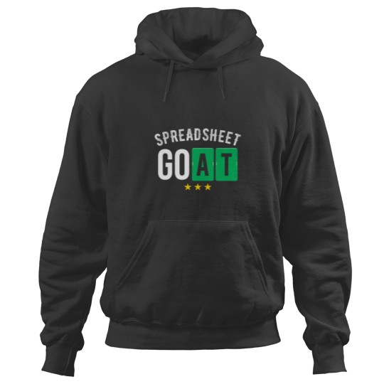 Discover Accountant Controller Spreadsheet CPA Bookkeeper GOAT Funny 21 Hoodies