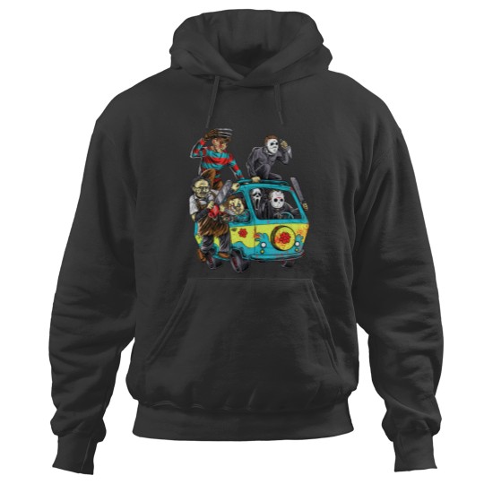 Discover Horror Movie Mystery Machine Halloween Hoodies