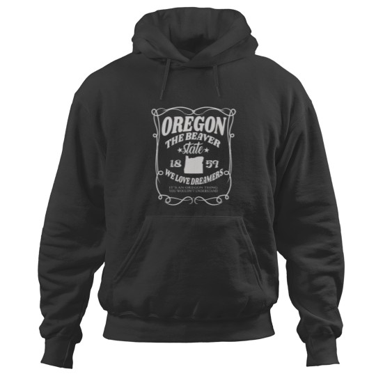 Discover Oregon The Beaver State 1859 Oregon State Hoodies