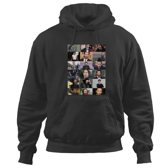 Discover Keanu Reeves CollageKeanu Reeves Collage Hoodies