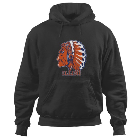 Discover Illinois T-ShirtVintage Chief Illiniwek artwork T-Shirt_by Osprey_ Hoodies