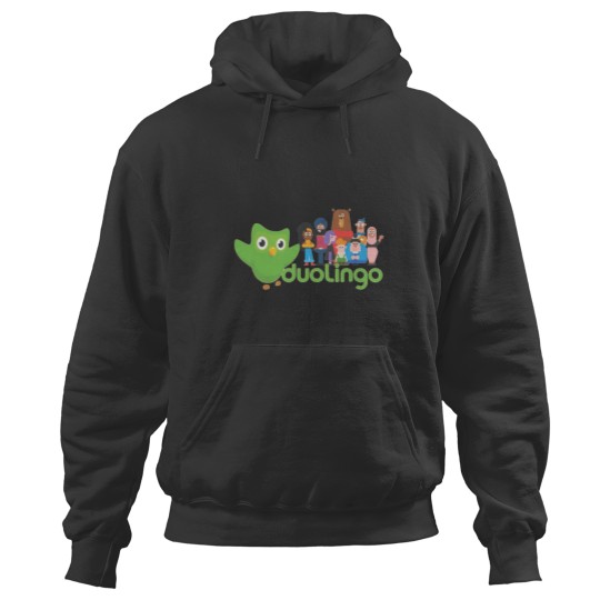 Discover A duolingo bird in service Hoodies