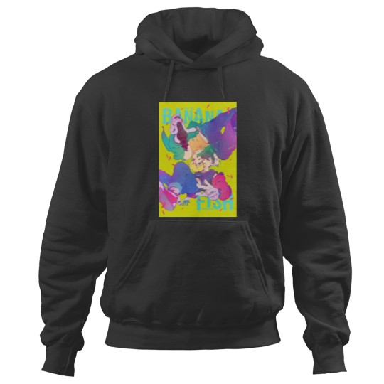 Discover BANANA FISH typo Hoodies
