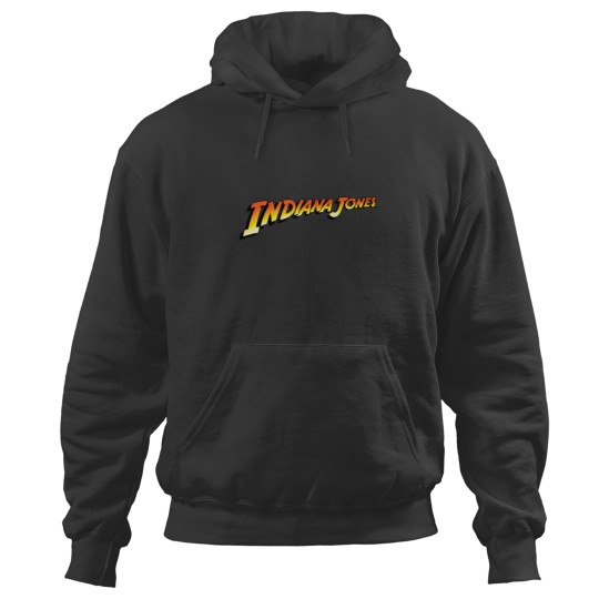Discover Indianas Jones logo Hoodies
