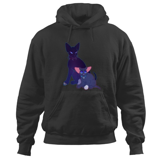 Discover Warrior Cats Scourge and Tiny Hoodies