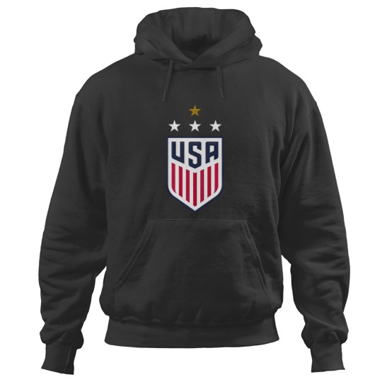 Discover Uswnt Crest 4 Stars Hoodies