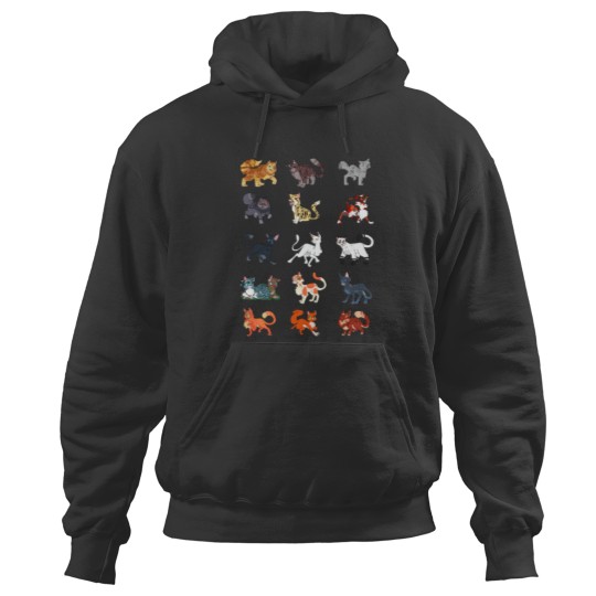 Discover Warrior cats pattern 1 Hoodies