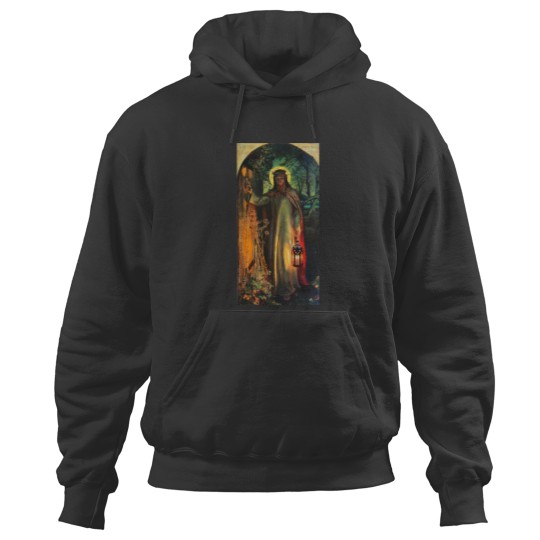 Discover The Light of the World - William Holman Hunt Hoodies