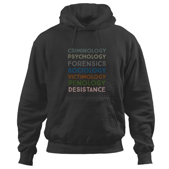 Discover Criminology Courses Hoodies