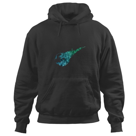 Discover Final Fantasy 7 - Meteor Logo (Galaxy Design) Hoodies