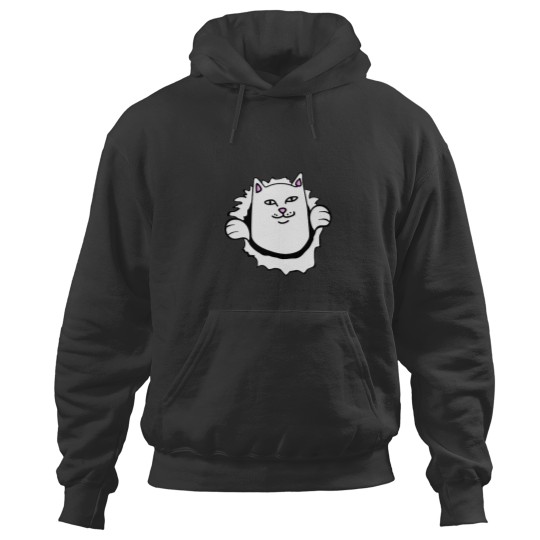 Discover Rip n Dip White Cat Hoodies