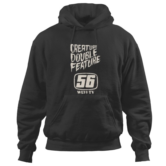 Discover Creature Double Feature 70s Horror WLVI 56 Bosto Hoodies