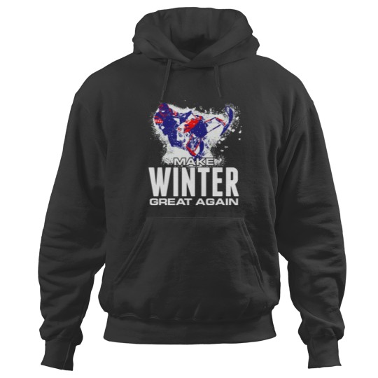 Discover Snowmobile Make Winter Great Again Hoodies