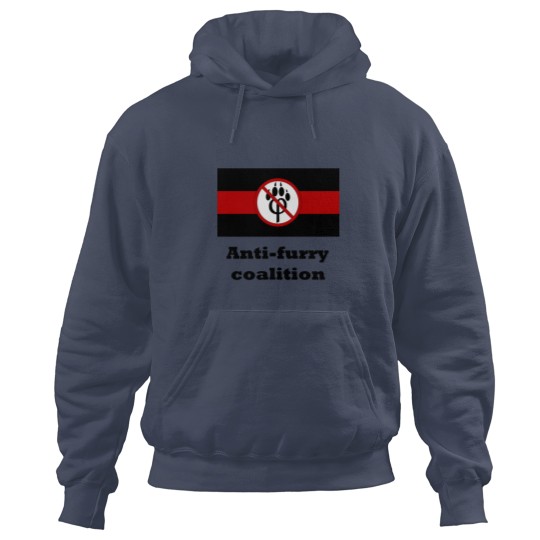 Discover Anti-furry coalition Anti-furry coalition Hoodies